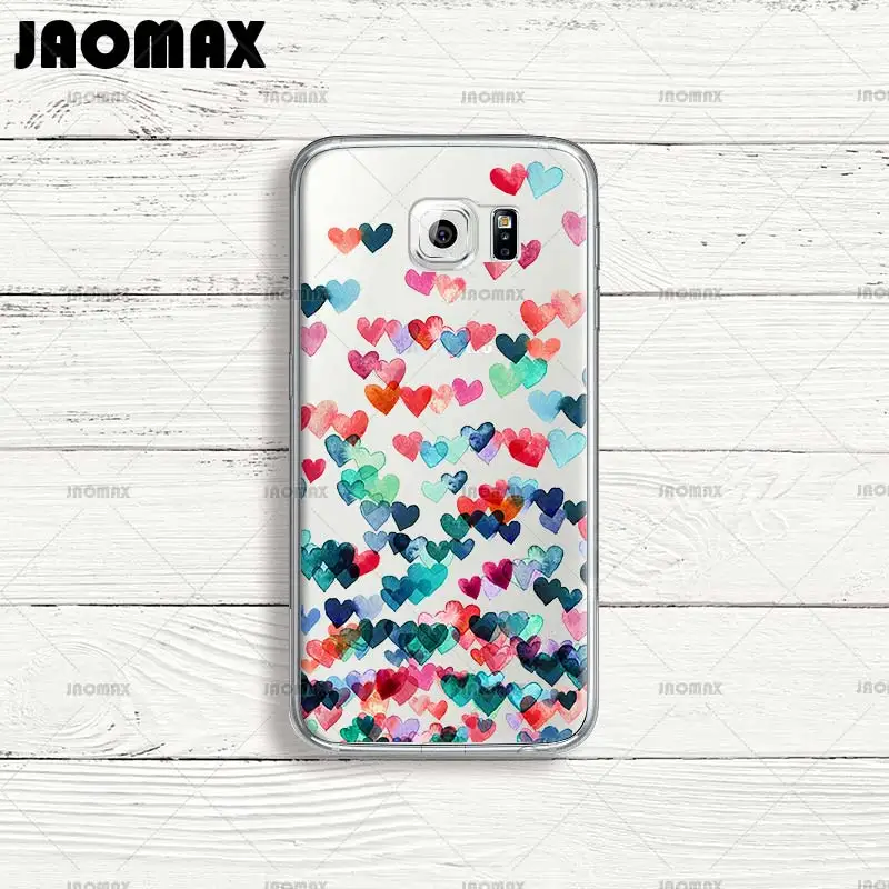 Jaomax розовый Бабочка Сердце чехол для телефона samsung Galaxy S7 S6 S5 S4 S3 Edge S8 Plus
