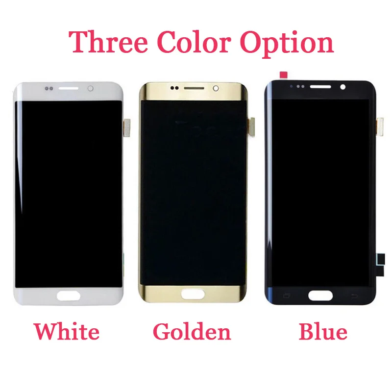 100% Оригинальный дисплей без битых пикселей 5 7 ''для Samsung Galaxy S6 Edge Plus G928 G928F ЖК с