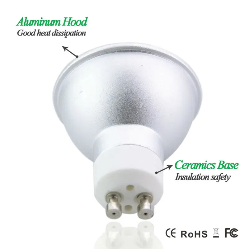 3W 5W 7W AC 220V Dimmable GU10 Led Lamp Aluminum Body SpotlightSMD2835 GU 10 LED Bulbs for Home Energy Saving Lamparas | Лампы и