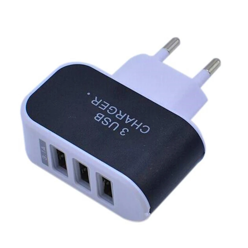 15,5 W 3 портов AC USB Зарядное устройство для S6 розетки ЕС 5В 3.1A стены дома для путешествий, походная телефон Зарядное устройство для iPad/iPhone/huawei/samsung s30