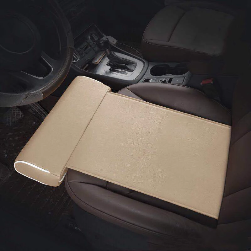 beige Автомобильное сиденье ноги бедра поддержка подушки наколенник больше универсальные аксессуары CSL88 - Название цвета: beige