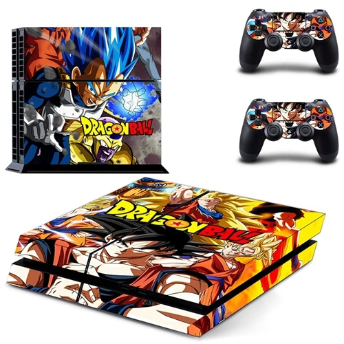 HOMEREALLY наклейка s Dragon Ball Z Обложка Наклейка PS4 Кожа Наклейка для sony Play Station 4 консоль и контроллер ps4 тонкая кожа - Цвет: PS4 console skin