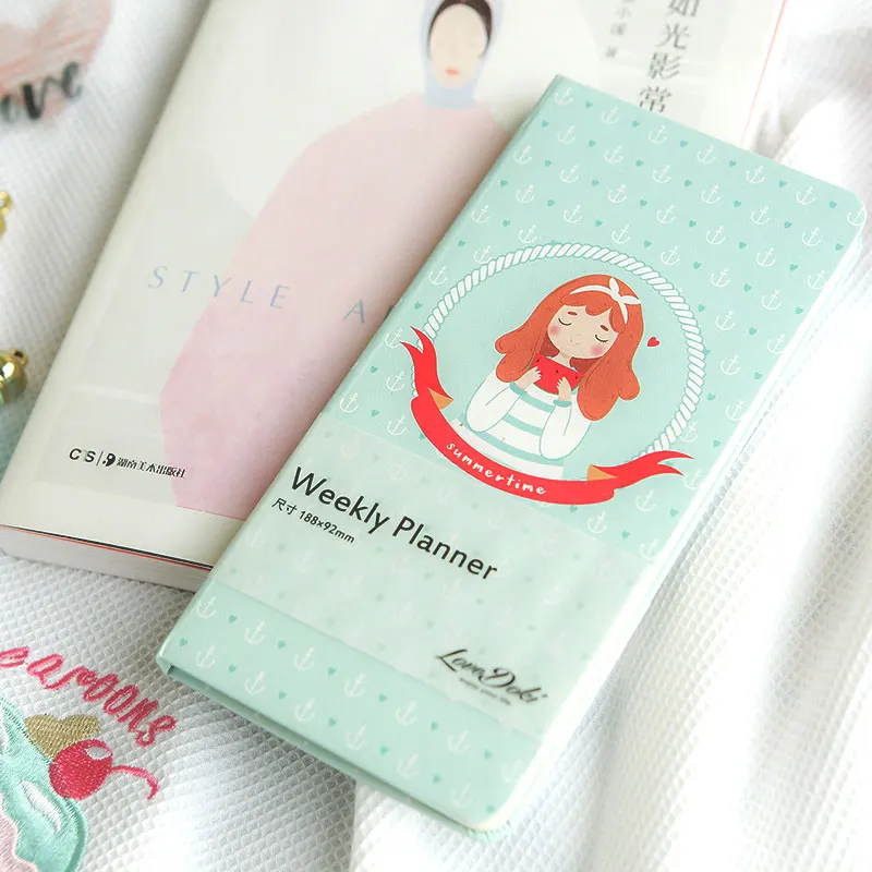 Блокнот Lovedoki для девушек Еженедельный план Расписание блокноты и журналы чистый