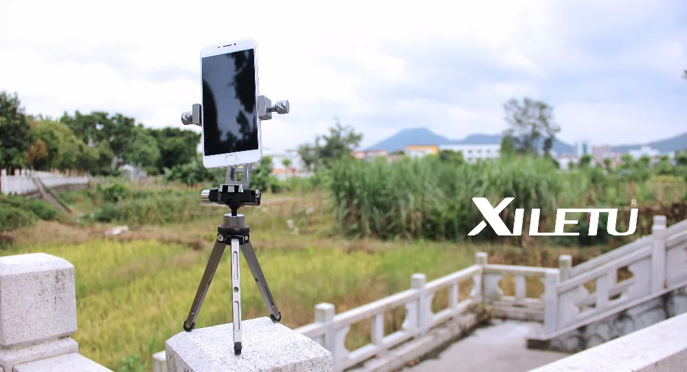 XILETU XT-15+ BS-1 миниатюрная шаровая Головка с подставкой для телефона Легкий настольный мини-штатив для смартфона DSLR камеры с большим подшипником