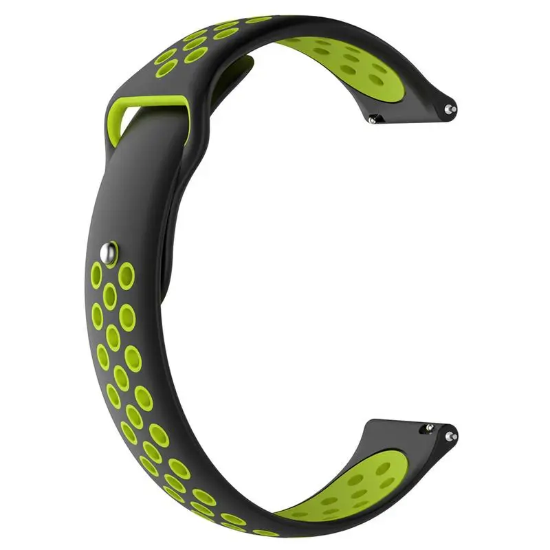 G Горячая Распродажа силиконовый спортивный кожаный ремешок для часов Huami Watch Band Amazfit Bip A1608 спортивный браслет 42 мм 38 мм ремешок для часов - Цвет: G