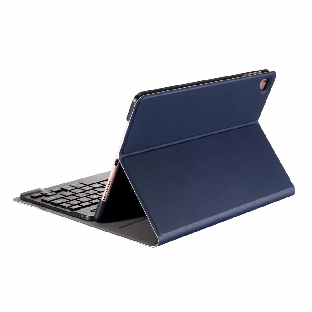 Чехол из тонкой кожи, чехол для Apple, iPad 9,7 A1822 A1893 5-го поколения, беспроводная удаляемая Bluetooth клавиатура