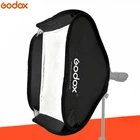 Godox 20x20 дюймов 50*50 см складной софтбокс Godox подходит для S-образного кронштейна вспышки камеры (только софтбокс 50*50 см)