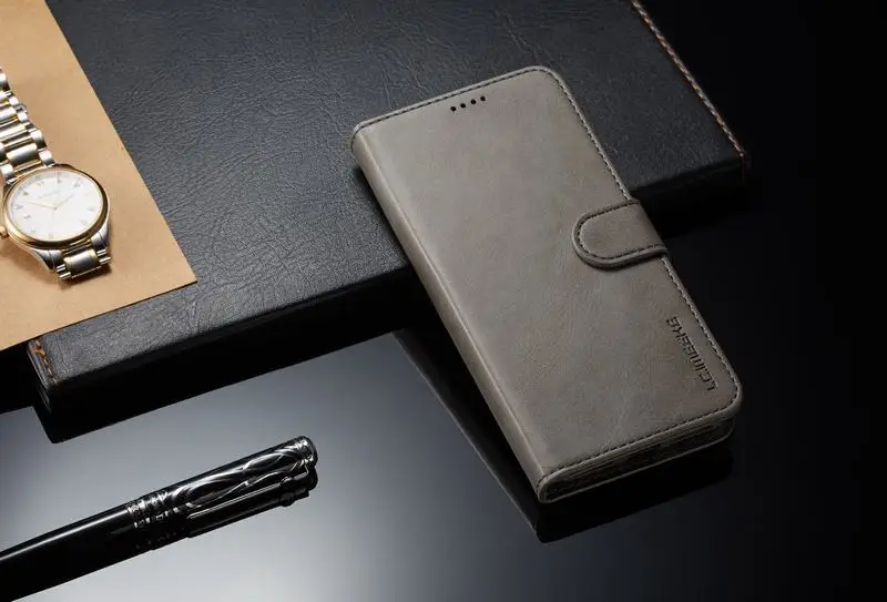 Кожаный чехол для Xiaomi Mi A2 Lite, чехол, Магнитный кошелек, подставка, защита для смартфона, с отделениями для карт, коричневый корпус, Fundas Etui