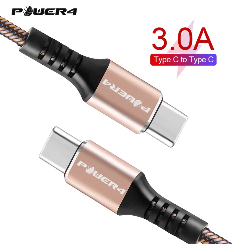 Кабель зарядный Power4 USB Type C с поддержкой быстрой зарядки QC2.0/3 0/4 0|Кабели для