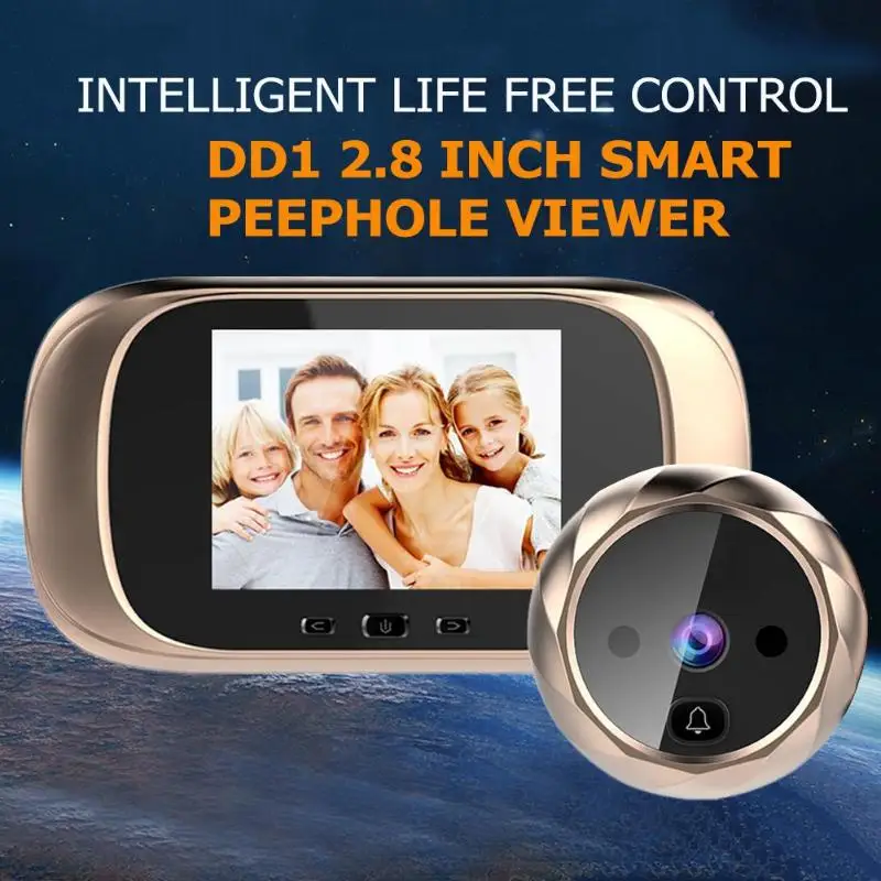 DD1 инфракрасный датчик движения длинный режим ожидания ночное видение HD камера дверной Звонок