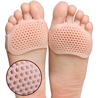 silicone honeycomb forefoot insoles high heel shoes pad gel insoles breathable health care shoe insole massage shoe insert