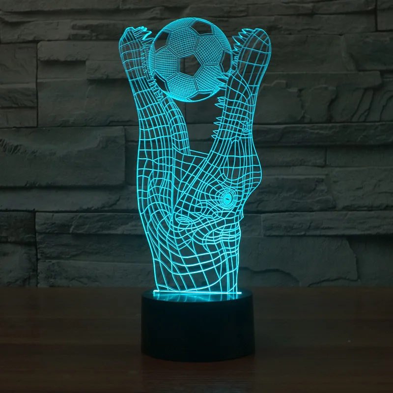 Крокодил Bite Ball настольная лампа для спальни креативный студенческий подарок 3d