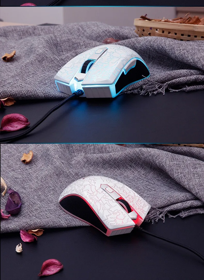Rapoo V15 USB Проводная компьютерная мышь, оптическая игровая мышь Mause 2000 dpi, 5 кнопок, светильник, вес, светодиодный, игровая мышь для ноутбука, ПК, геймера