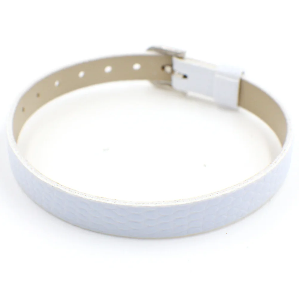 50 strips 8mm wide / 21cm length Snake Skin PU Leather Wristband Bracelet fit for diy slide charms | Украшения и аксессуары