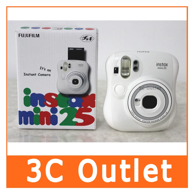 Fujifilm Instax Mini 25 камера и аксессуары Fuji мгновенная мини пленка 20 листов + прозрачный
