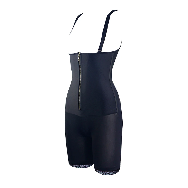 Plus Size XS-3XL Women's Butt Lifter Thigh Slimming Cinchers Sexy Color Black Underbust Corset Powernet Shapewear Body Shaper