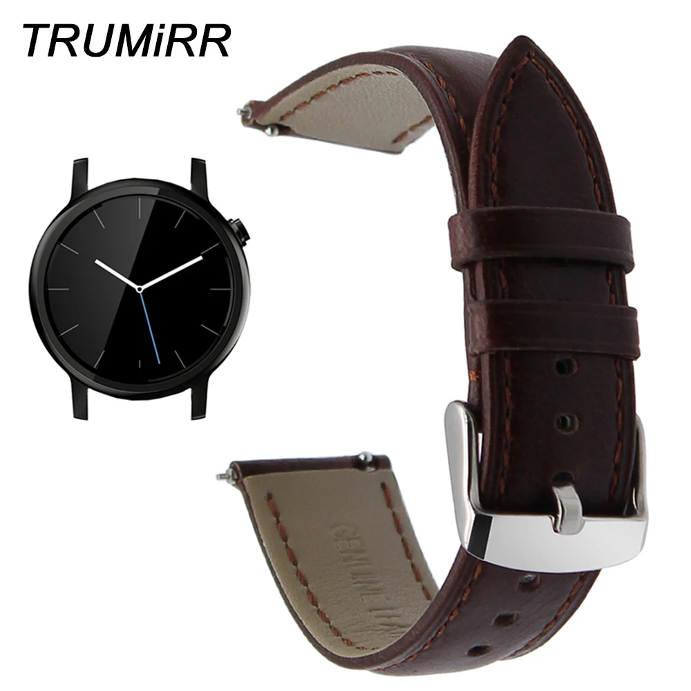 Ремешок для часов Crazy Horse из натуральной кожи быстросъемный ремешок Gear S2 Classic R732 R735