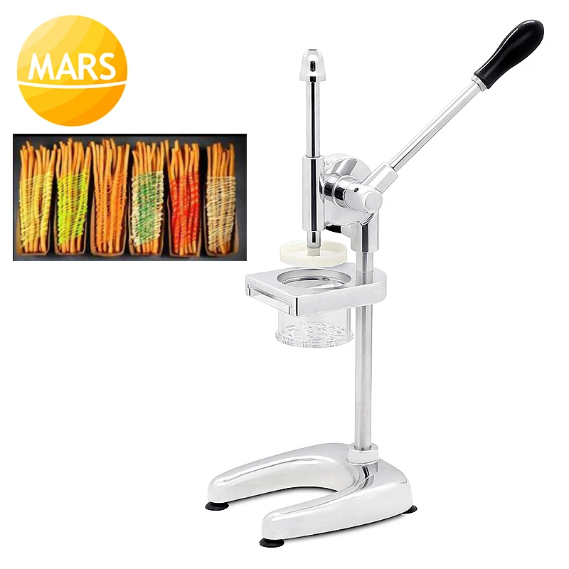

Footlong 30cm French Fries Maker Super Long Fries Chips Maker Dispenser Stainless Steel Potato Forming Machine