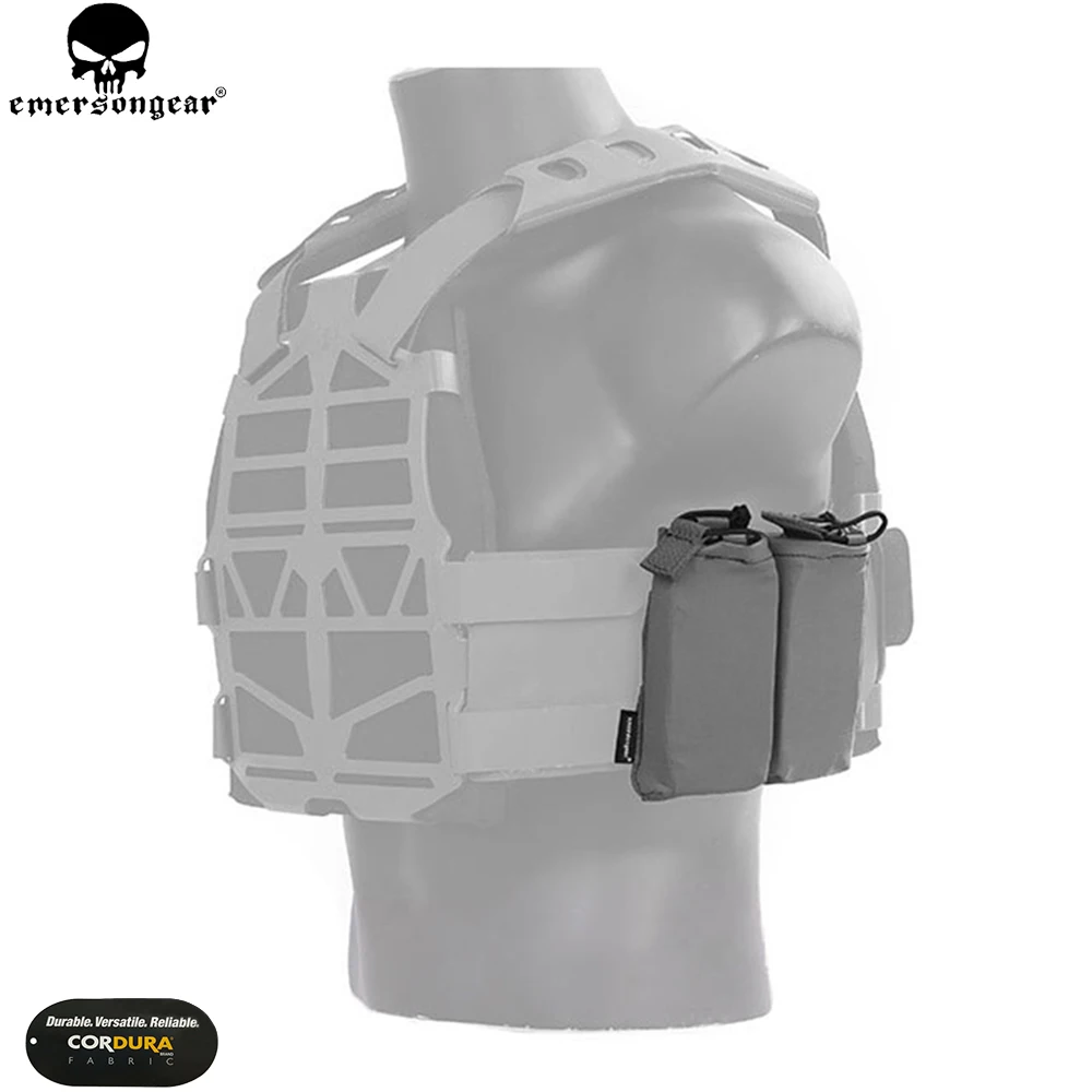 EMERSONGEAR5.56 двойной подсумок для SS Vest модульный Molle Mag подсумок для 5,56 журналов черный Coypte коричневый мешок EM6403