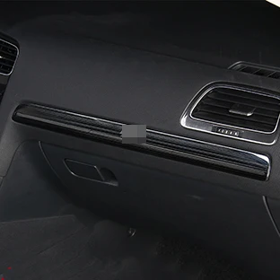 Style C Для Volkswagen Golf 7 MK7 MK7.5 внутренняя верхняя крышка бардачка наклейка отделка блесток литье автомобиля Стайлинг - Название цвета: Style C