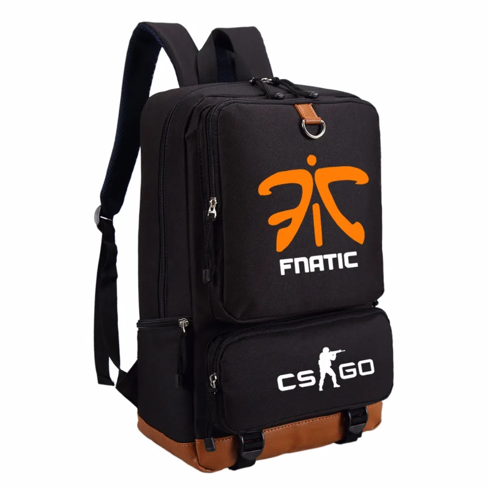 WISHOT Team Fnatic DOTA 2 CS рюкзак csgo Virtus. pro SK с игровой символикой подростковые мужские и