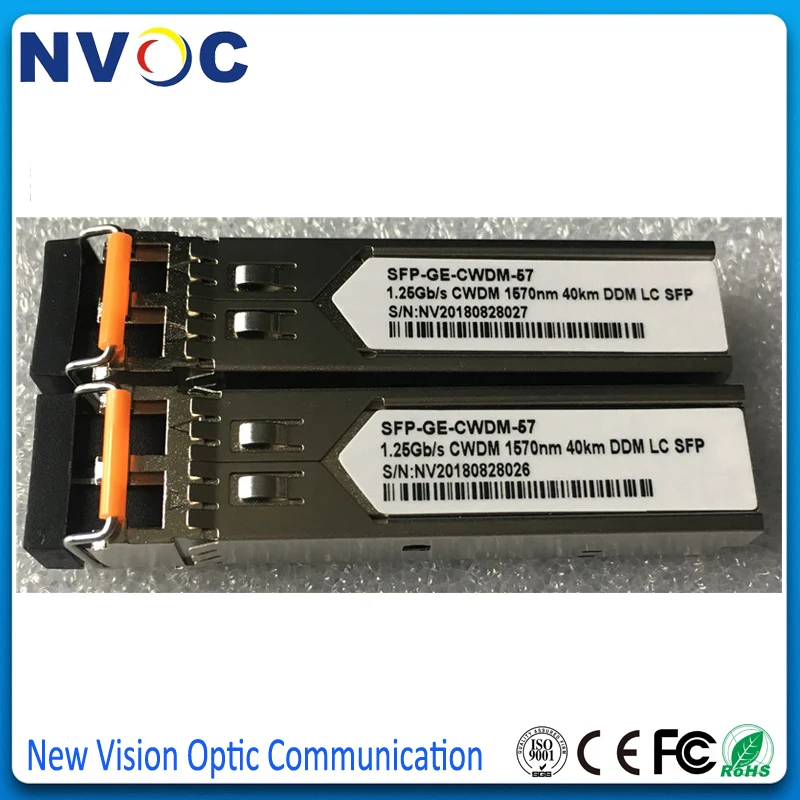 1 25 г 1570нм 40 км CWDM SFP трансивер с DOM 1270 1610нм двойное волокно LC оптический модуль