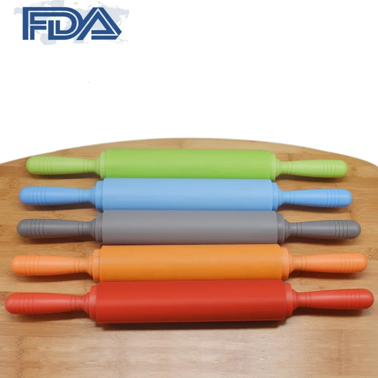 FDA пищевой антипригарный Регулируемый силиконовый Скалка торт Тесто Ролик оборудование для выпечки инструмент