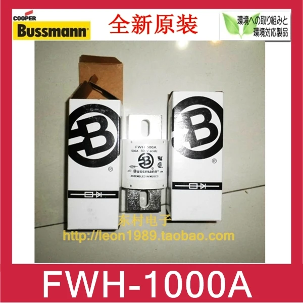 

[SA]US Cooper Bussmann fuse ceramic tube FWH-1000A 1000A 500V fuse