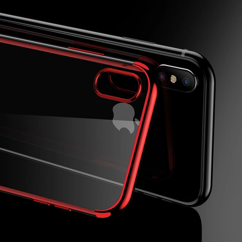 CHYI покрытие ТПУ чехол для iphone XR XS Max Ультратонкий Мягкий телефона прозрачная