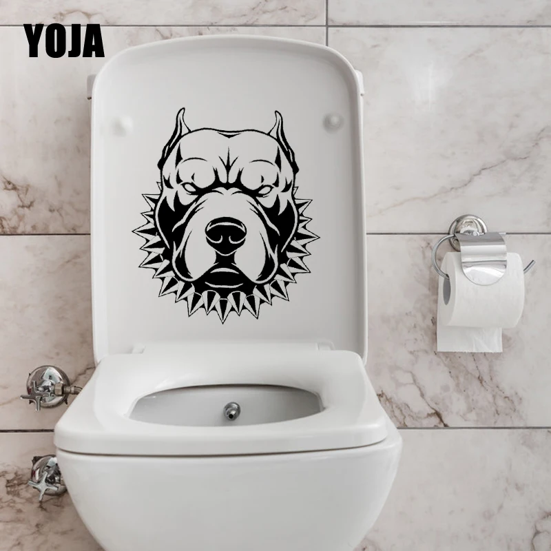 YOJA 20X22.7CM Стаффордширский терьер Angry собака наклейки на стену Гостиная домашний