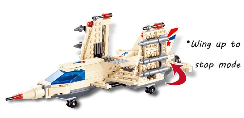 Howplay Военная Униформа здания Конструкторы сборки модель истребитель Танк Humvee