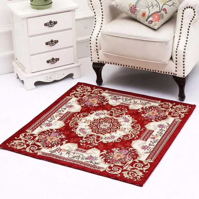 Европейский стиль Противоскользящий жаккардовый ковер для дома