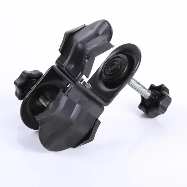 Двойной зажим с U образным зажимом для студийсветильник камеры|light stand|clamp for cameradual