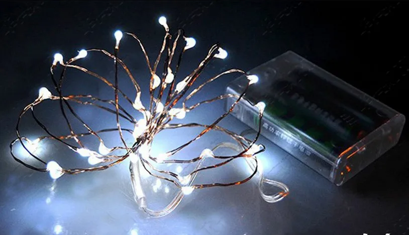 2m 20 Светодиодная лампа батареи меди серии свадьбы Рождества украшения all over the sky