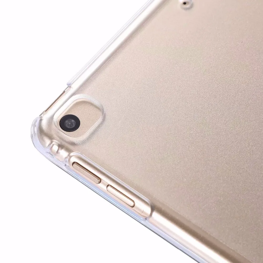 Прозрачный кожаный чехол-книжка с шелковой деформацией для apple ipad mini 1 2 3 4 5 20