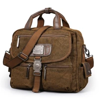 2017 ruil retro canvas messenger bags multifunction men shoulder briefcase leisure travel handbag toolkit vintage package