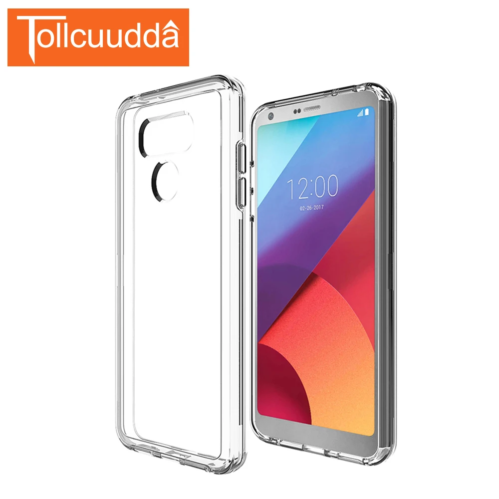 Genuine For LG G6 Case TPU &amp PC Simple Transparent Cover G6Phone Housing Covers | Мобильные телефоны и аксессуары