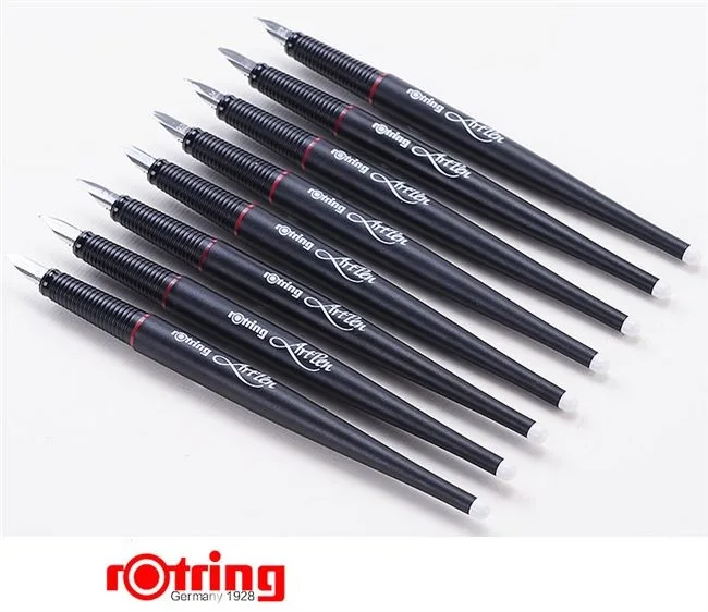 Rotring художественная ручка EF/F/M/B/1,1 мм/1,5 мм/1,9 мм/2,3 мм профессиональная ручка для рисования эскиз крюк линия краев маркировочная ручка