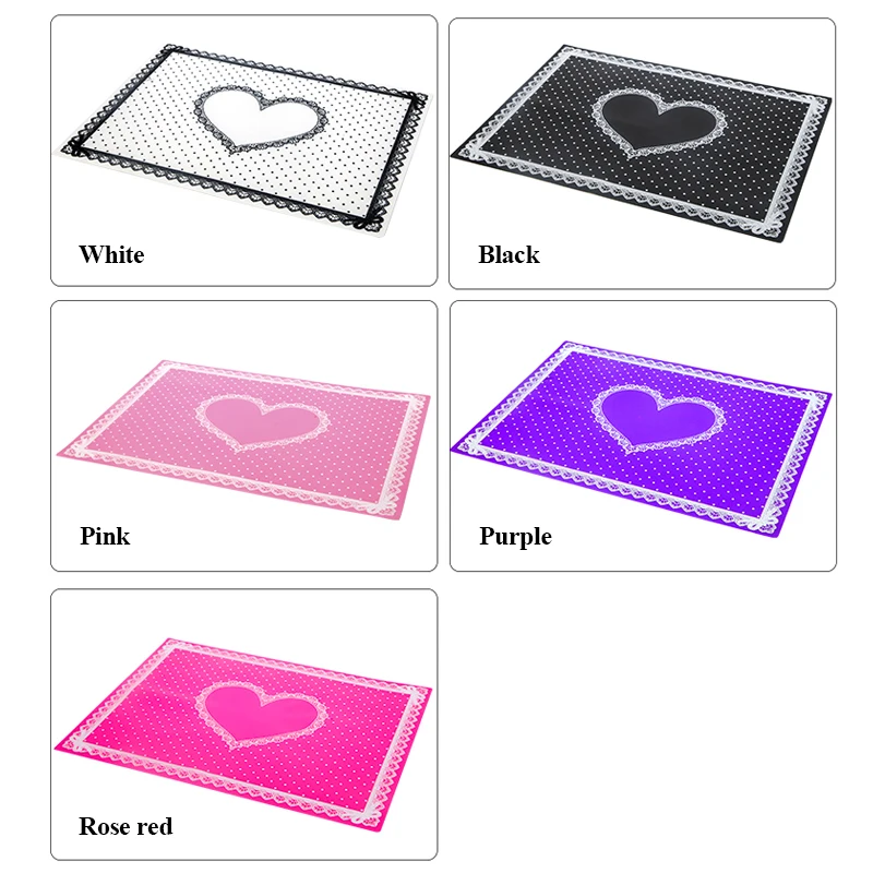 Силиконовая подушка для запястья с подлокотником для руки, мат для маникюрного столика, держатель для рук, моющийся коврик, складной инструмент салона искусства ногтей.