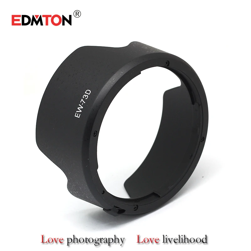 EDMTON EW-73D 67 мм ew 73D EW73D бленда объектива реверсивная камера Lente аксессуары для Canon 80D