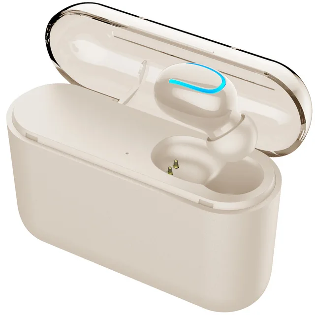Single ear skin TWS гарнитуры беспроводные наушники Bluetooth 5,0 гарнитура с микрофоном Мини Bluetooth Handsfree спортивные наушники PK HBQ i10 - Цвет: Single ear skin