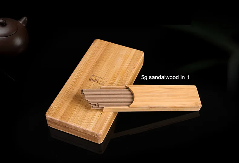 Wooden Incense Burner Портативный Выделенный Stick Holder Сандалового Дерева Буддийский Аромат