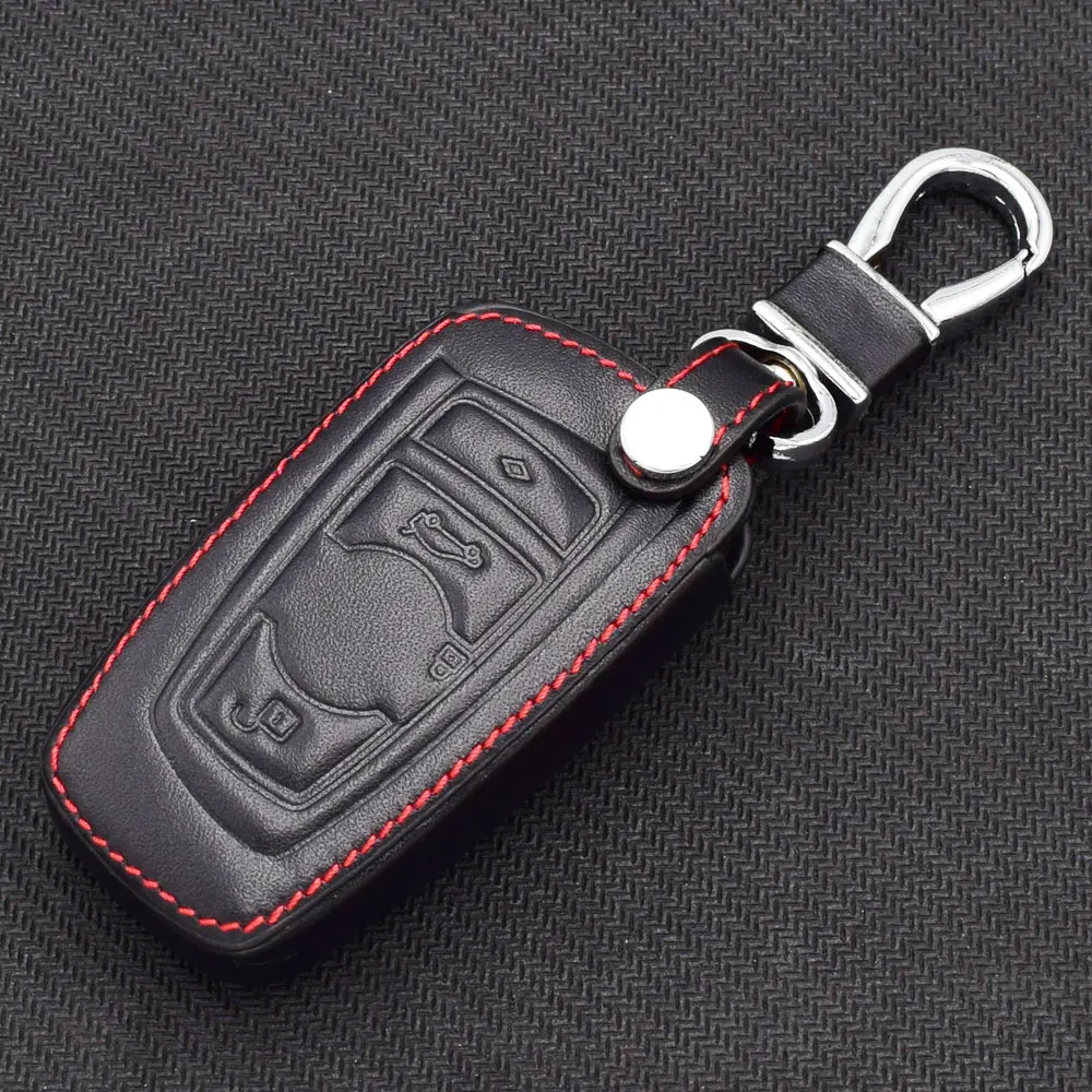 Чехол для ключей из натуральной кожи ATOBABI BMW E90 F30 1 3 5 series X1 X3 X5 X6 Z4 Mini Cooper Smart Remote