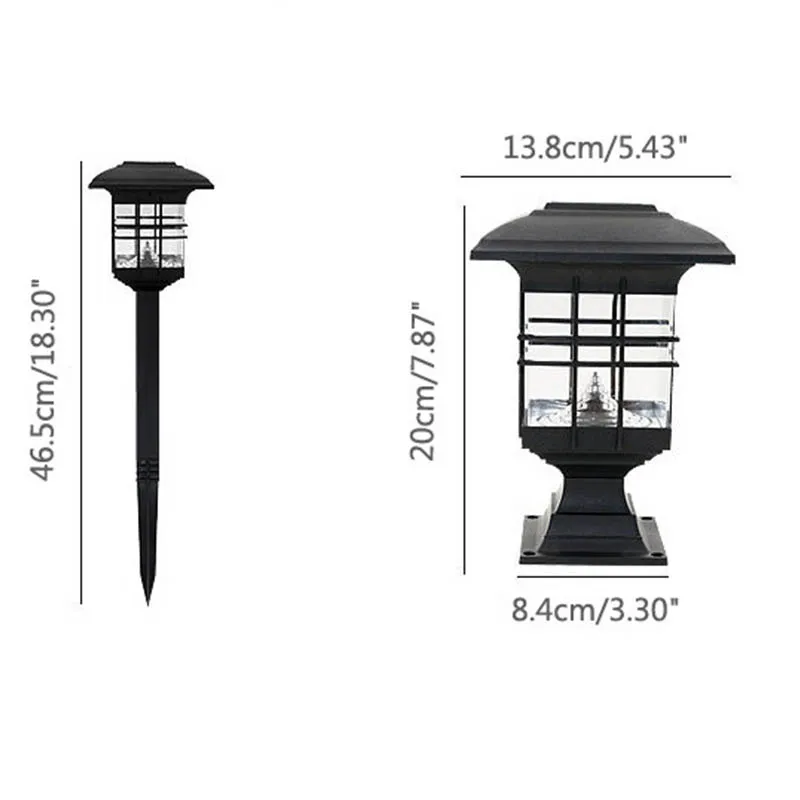 CLAITE 3LED Солнечный Мощность открытый Водонепроницаемый уличный светильник лампы