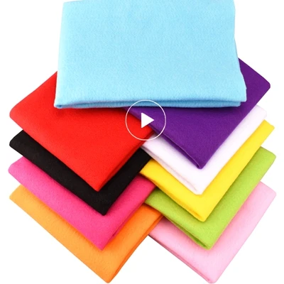 1lot 10pcs 15cmx15cm QUAN FANG нетканый Войлок 2 мм толщина полиэстер мягкий войлок домашнего украшения узор DIY Набор для шитья кукол ремесла - Цвет: 1lot 10pcs 15cmx15cm