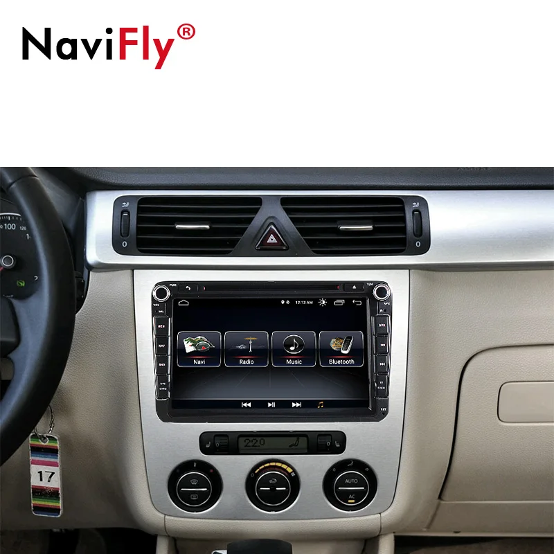 8 дюймовый сенсорный экран Android9.0 четырехъядерный автомобильный dvd плеер gps