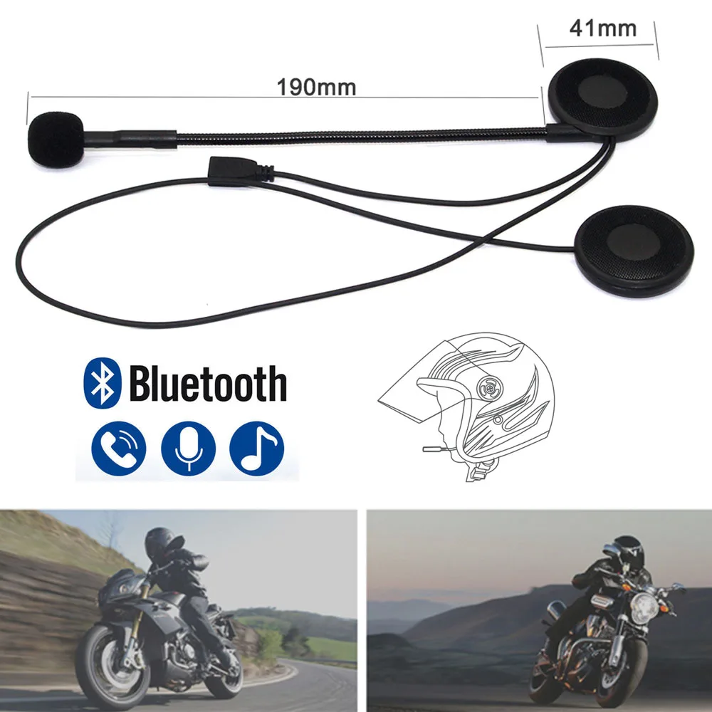 Ультра тонкий мотоциклетный шлем беспроводная Bluetooth гарнитура Moto BT наушники