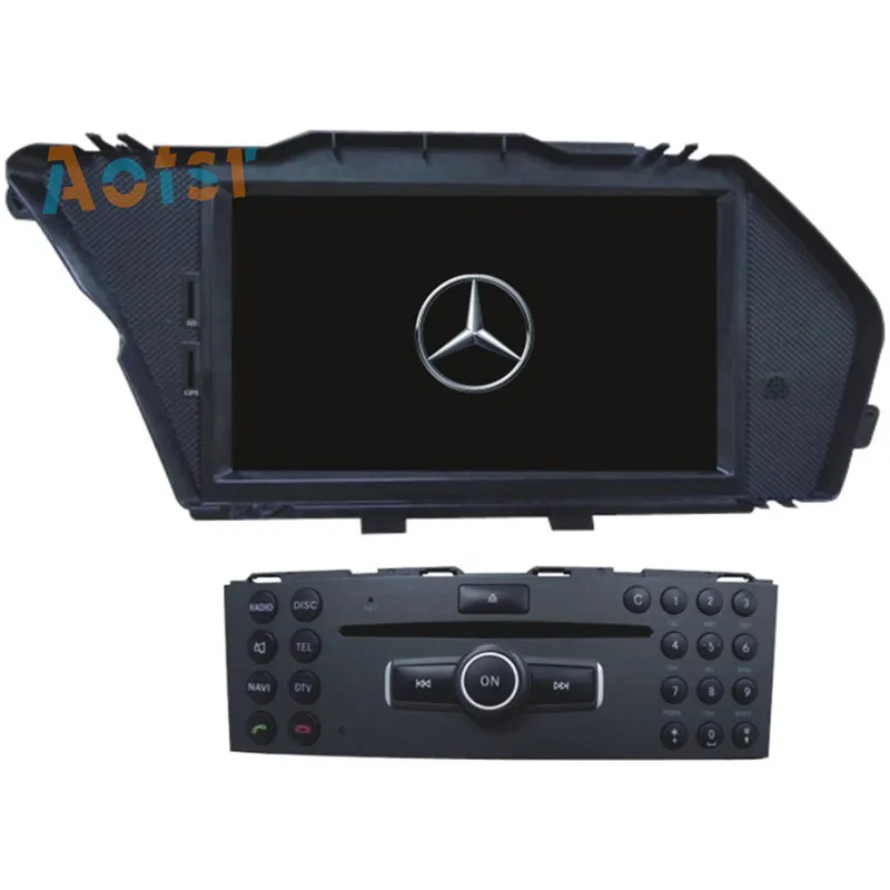 4 ядра Android6.0/7,1 автомобильный Радио автомобильный CD dvd-плеер Стерео gps навигация для Mercedes-Benz GLK 2008-2010 GLK X204 GLK 300 GLK 350