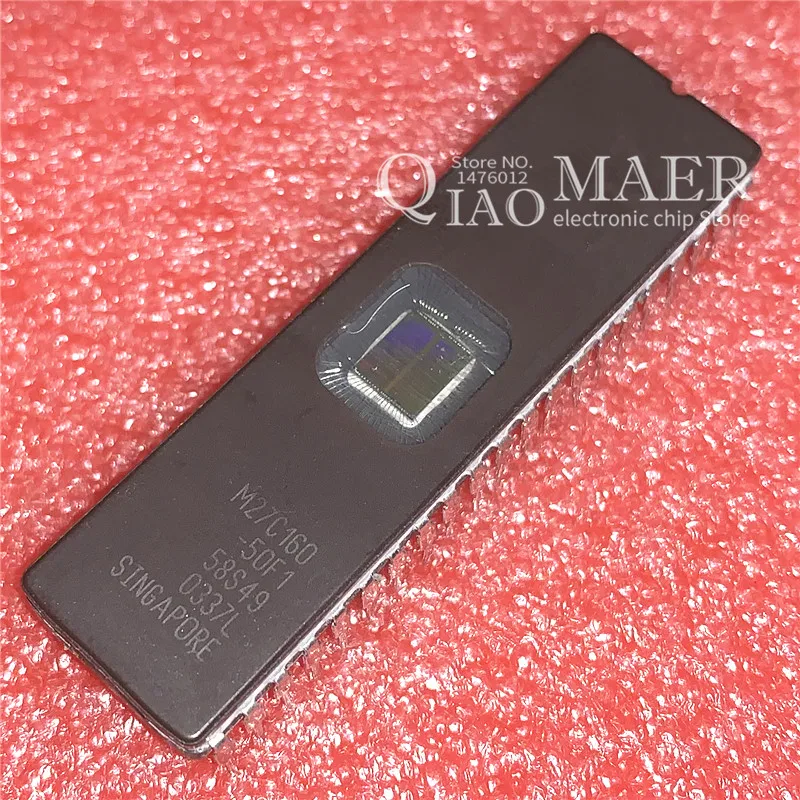 5 шт./лот M27C160 100F1 27C160 Крис 120F1 50F1 CDIP42 IC 1 M X 16 UVPROM 100 ns CDIP42|Интегральные схемы| |