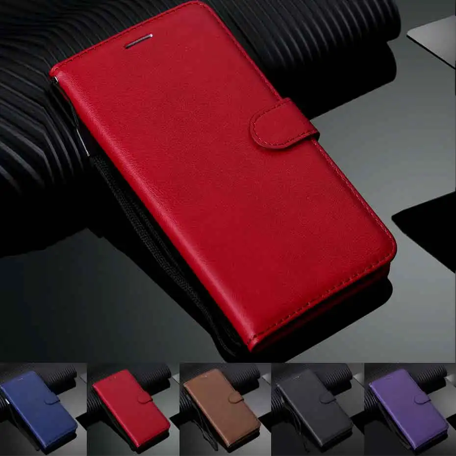 Чехол бумажник из искусственной кожи с откидной крышкой для Samsung Galaxy S10 E J120 J3 J4 J5 J7